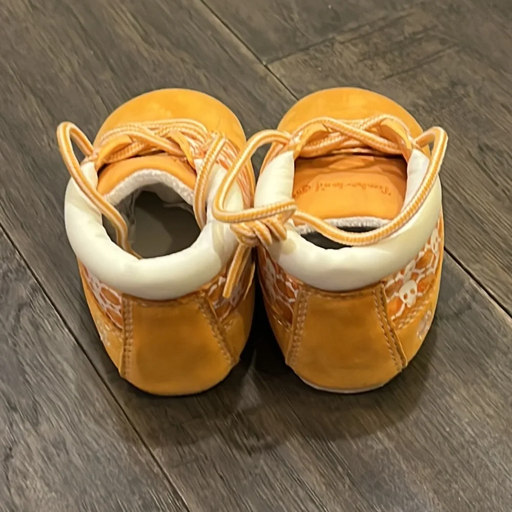 Timberland Naughty Skull Crib Booties Boots Hat Shoes Baby Size 3 Infant 9-12 Mo